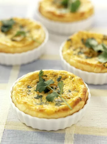 Quiche au potiron et à la coriandre Quiche au potiron et à la coriandre