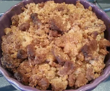 Crumble aux poires