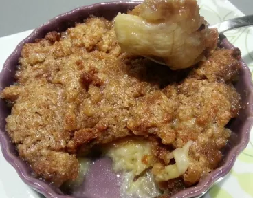 Crumble banane