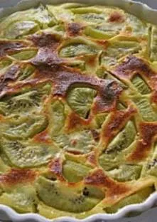 Clafoutis aux kiwis