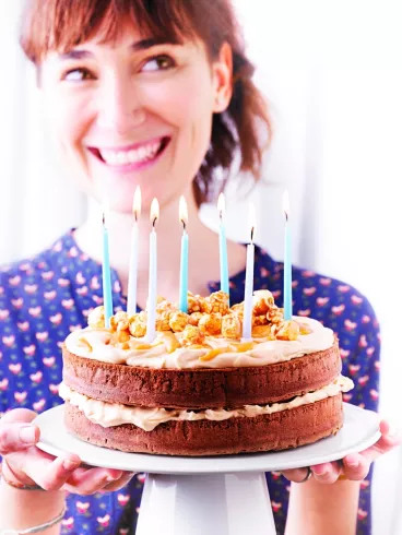Gâteau d'anniversaire chocolat caramel par Annelyse