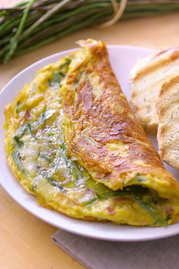 Omelette aux herbes avec Fruit d'Or®