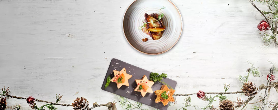 les repas de noel au foie gras