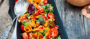 Salade de potiron aux tomates cerises