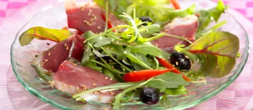 Salade folle au magret de canard