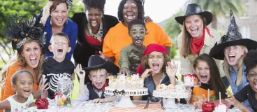 Un goûter d’Halloween avec parents et enfants