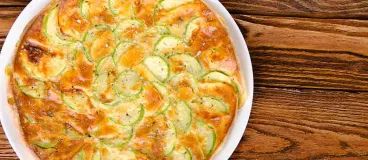 GRATIN DE COURGETTES LIGHT AU CURRY