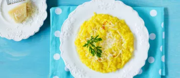 Une recette de risotto au safran