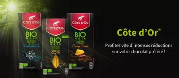 Le chocolat Côte d'Or puise son intensité dans la force de la nature