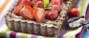 Tarte aux fraises aux Oreo®