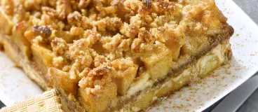 Mille-feuille gratiné de pommes à la cannelle et biscuits Thé® de LU