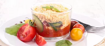 Recette Verrine tomate courgette