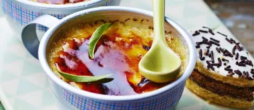 Crème brûlée à la verveine avec Napolitain®