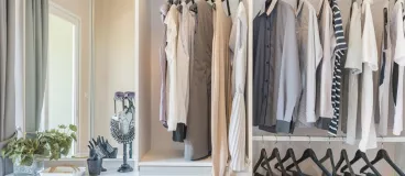 Un dressing bien rangé et bien organisé