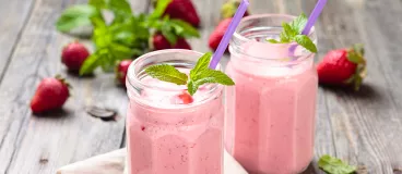 Milkshake à la fraise avec Carte d’Or®