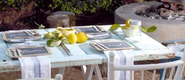 Une table à la décoration DIY bohème chic pour l’été