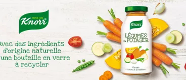 Une soupe... comme à la maison ! Soupe comme à la maison Knorr bouteille verre ingrédients d’origine naturelle