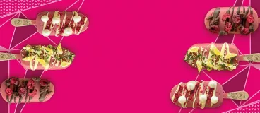 Personnalisez votre Magnum Ruby pour encore plus de plaisir Magnum ruby glace recette topping rose chocolat