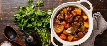 Bœuf bourguignon avec Sauceline Sauces Brunes Maïzena®