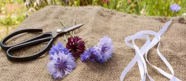 DIY d’été : des guirlandes de rubans colorés et poétiques Des guirlandes de rubans colorés suspendus