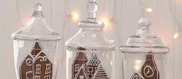 Maisonnettes de Noël en pain d’épices maison pain d'épice