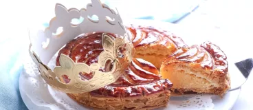 Une galette des rois à la frangipane