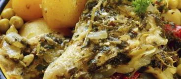 Tajine de veau aux pommes de terre, aux olives et au citron avec Knorr