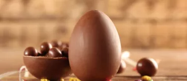 Un œuf en chocolat maison
