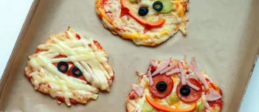 Des pizzas maison Halloween