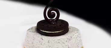 Dôme cheesecake Oreo