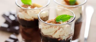 Une verrine au chocolat avec Côte d’Or