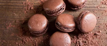 Des macarons au chocolat Côte d’Or®