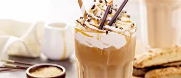 Café liégeois gourmand aux Mikado ® Chocolat au lait