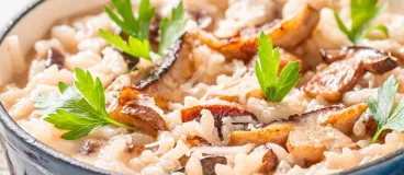 Le risotto aux champignons
