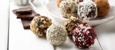 Energy balls au Véritable Petit Beurre et au chocolat Côte d’Or Noisette
