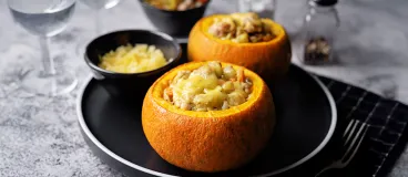 Potimarron gratiné aux légumes d’automne avec Philadelphia