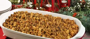 Farce à volaille festive aux biscuits Belin crackers