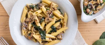 Penne aux champignons