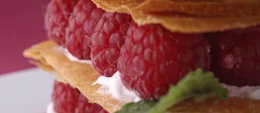 Mille-feuilles aux framboises