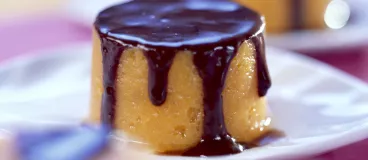 Flan de patate douce au chocolat