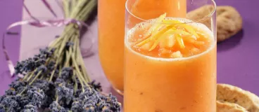 Gaspacho de melon à la lavande