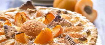 Tarte aux abricots et Petit LU® Pépites de Chocolat