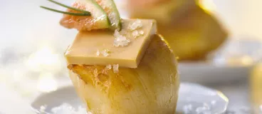 Bouchées de Saint-Jacques au foie gras