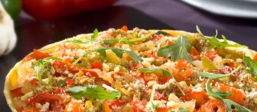 Tarte crumble aux légumes du soleil avec Amora ®