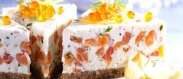 Cheese cake au saumon avec Philadelphia®