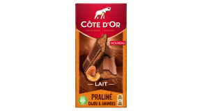 Tablette Côte d’Or Lait Praliné Cajou & Amandes