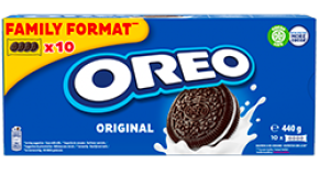 Oreo biscuit format familial