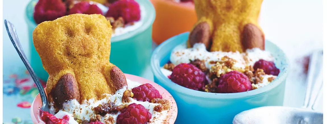 Tiramisu d'été à la framboise avec Lulu® Tiramisu d'été à la framboise avec Lulu®