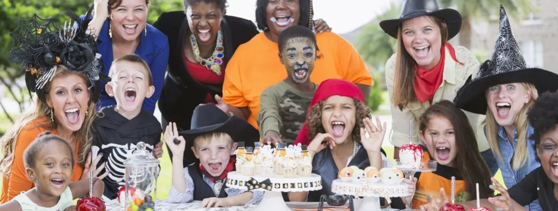 Un goûter d’Halloween avec parents et enfants