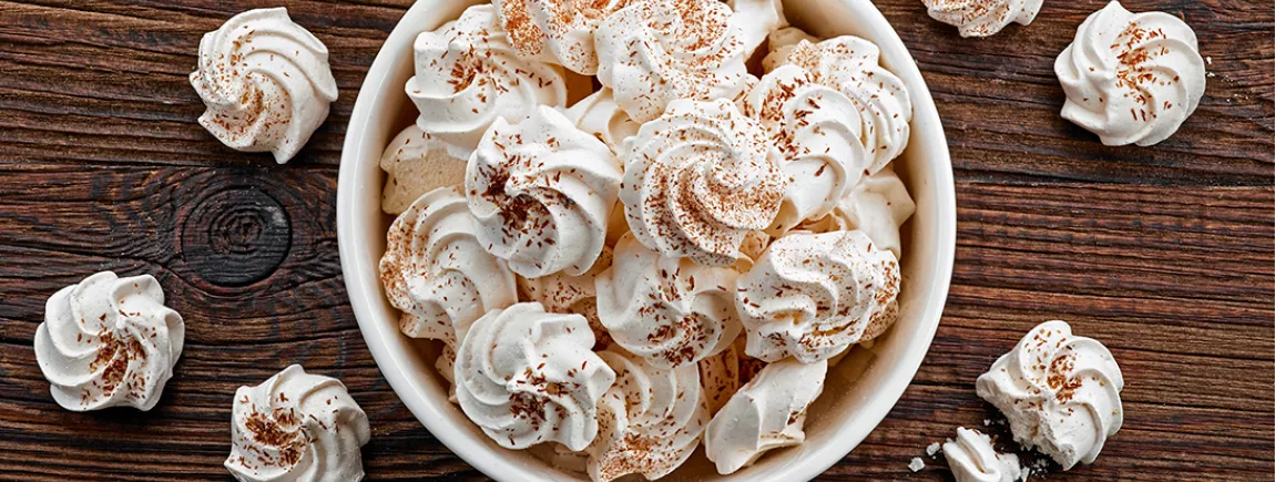 Meringues avec Maïzena® Meringues avec Alsa®
